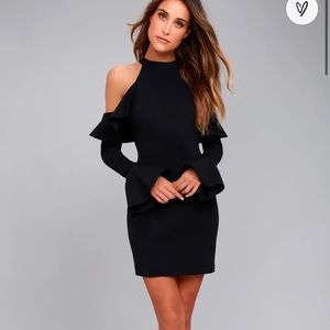 Free People- Cold Shoulder Cut Out Dress